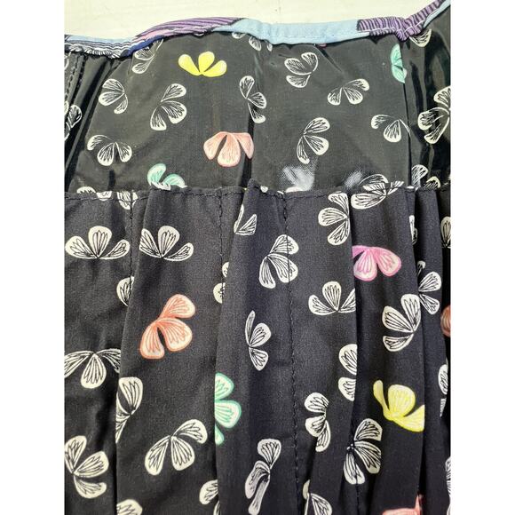 Vera Bradley Makeup Cases 4 Pc Set Blue Butterflies Brush Roll Zip Pouch Travel - Picture 9 of 9